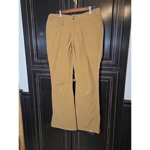 Roxy Large Dry Flight Technology Ski, Snowboarding Lined Pants, Adj. Waist